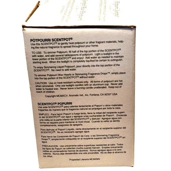 Aromatic's Potpourri Scentpot For Fragrance & Heat Diffusion - Picture 4 of 6